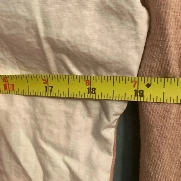 Tan and white sweater with ruffle detail - Picture 6 of 6